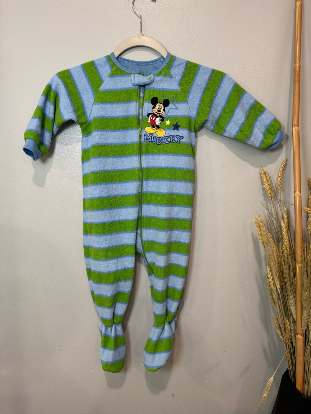 Disney Mickey Mouse  pajamas  One-piece Shortall 18 Months